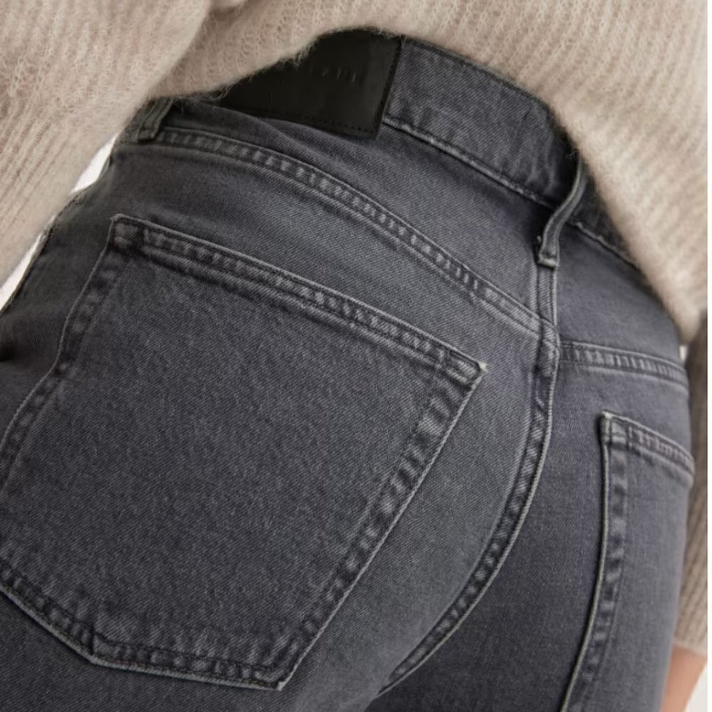 Everlane The Original Cheeky Jean Limited Edition Washed Charcoal Size 23 - Picture 4 of 11